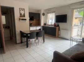 studio proche du centre 3 à 5 pers avec parking privé et la fibre