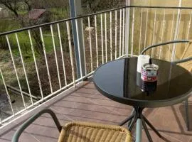 Retro und Gemütlichkeit im Fachwerkhaus - 2 Schlafzimmer, Wohnzimmer, Parkplatz, Balkon - W3