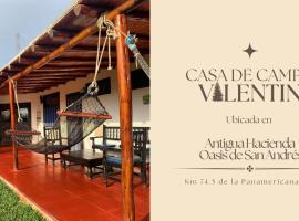 Casa de Campo Valentina - Hacienda San Andrés, Hotel in Santa Cruz de Flores