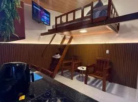 Condomínio de Mini casas individuas próximo da praia com ar-condicionado e garagem