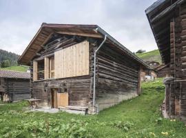 Stylish architects hut ski lift, Hotel in Mutten