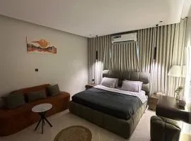 استديو هادئ فندقي في حي الجامعيين