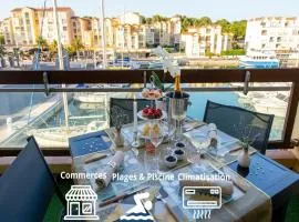Merveilleuse Port - Piscine - Plage - Climatisation - Commerces
