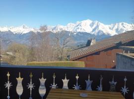 Charmant Appartement - Terrasse vue Mt B, hotelli kohteessa Cordon