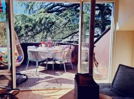 Mansarde Zeder in Privatvilla im Zentrum Merans