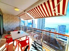Coblanca 41-spectacular views-gym-heated pool-sauna-jacuzzi-wifi-3 minutes walk from the sear