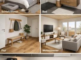 Modern Flat 5 Min from Altmuehlsee, hotel en Gunzenhausen