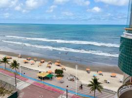 Ap frente mar - piscina e rede - vista incrível, hotel di Mongaguá