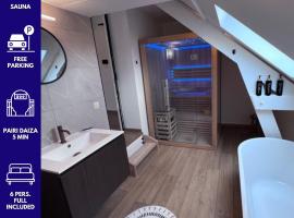 Gîte Saphir - SAUNA - Pairi Daiza - 6 pers, khách sạn ở Brugelette