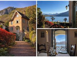 Exclusive waterfront villa with stunning views, Hotel in Caslano