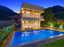 Heavenly Homes Villa by ELIVAAS 2-BHK Villa with Private Pool, Garden Near Sahyadri Waterfall