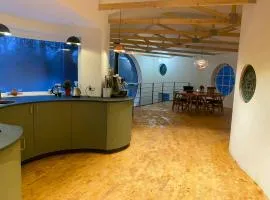 Skulpturelt Hus Med Sauna Ved Thorsø