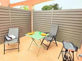 LE BARCARES - "Casita" maisonnette climatisée avec terrasse et parking - plage à pied