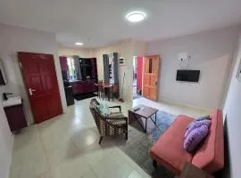 Modern 2BR Apt with Kitchen FAST WIFI AC in North Paramaribo