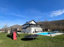 Lika Relax and Party House with sauna, jacuzzi and outdoor heated swimming pool