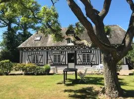 maison normande avec grand jardin