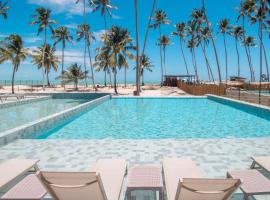 Apto 03 Quartos Pé na Areia com Piscina Privativa, отель в городе Ipioca