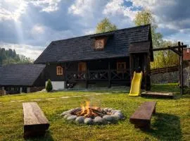 Traditional deer Cabin with Sauna - Chata Srňacie