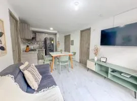 Apto Moderno 2 Hab con Aire Acondicionado y Excelente Ubicación