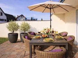 Große Familienwohnung nahe Europa-Park mit Terasse & Garten