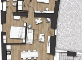 DomasHome Appartamento n 2 a 100 m dal lago for 5-6 people