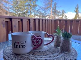 Edelweiss Pila-Ski appartment con vista montagne, hotel i Pila