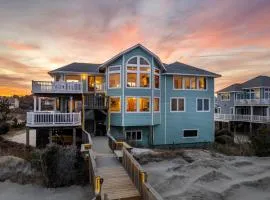 Oceanfront Gem w Pool and Spas GameRm Dune Walkover