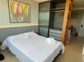 Studio moderno e aconchegante para 03 pessoas