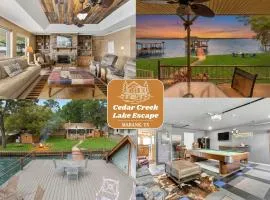 Cedar Creek Lake Escape - Lakefront Private Dock