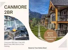 Peaceful 2BR Canmore Banff Available, Free WiFi & Parking