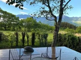 八ヶ岳南山麓南アルプスの絶景 ゆっくりした時を刻む空間の一棟貸し半露天風呂サウナコンビニ徒歩圏 Rizo