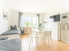 MR Living I modernes Apartment mit Einzelbetten, voll ausgestattete Küche, Balkon, WLAN, Parkplatz, ideal für Monteure I GI03 I GI02