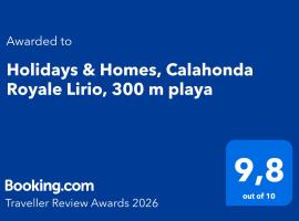 Mijas में, होटल Holidays & Homes, Calahonda Royale Lirio, 300 m playa