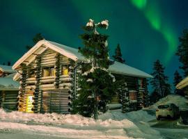 Luppo - Pine Log Villa at Levin Utsuvaara, hotel i Kittilä