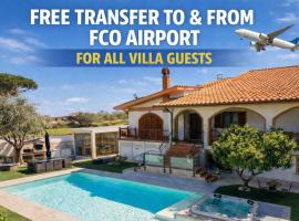 HeySuite Villa - Luxury House Fiumicino - navetta FCO gratuita, hotel a Isola Sacra
