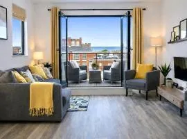Margate Penthouse Private Balconies Sea Glimpses Gated Parking Air-Con The Penthouse Margate
