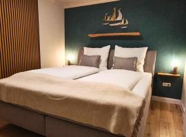 Nordseezimmer Koje - WLAN, Parkplatz, eigenes Bad, Fahrradschuppen, Rollladen, Hotel in Otterndorf
