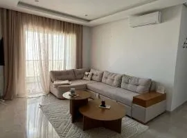 Magnifique Appartement Haut Standing Vue sur Mer dans Résidence à Hammamet Mrezga