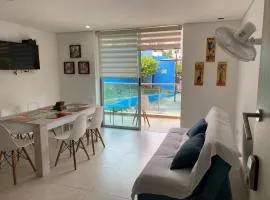 Apartamento con piscina y sauna en La Mesa