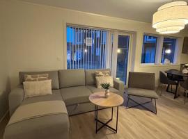 GHAR-New 2 bedrooms apartment near airport and Oslo city-free parking, hotel a Klofta