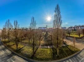 Fürstlich Wohnen am Circus über den Dächern von Putbus