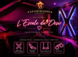 Love Room Escale du Desir - Balançoire d'amour, Croix de Saint André, Menottes et Fauteuil Tantra by DESIR ROOMS