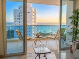 Apartamento con vista directa al mar en Reserva del Mar - Balcón, playa privada y piscinas tipo resort