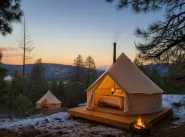Boutique Glamping Retreat with Elevated Views and Serenity in Sandpoint, Idaho