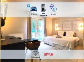 La Parisienne - Spacieux studio avec parking privé