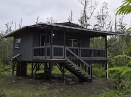 Private jungle retreat with AC and WiFi near Volcano โรงแรมในKurtistown