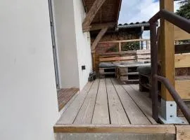 l'atelier sous les toits terrasse parking