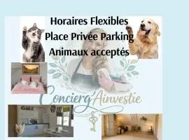 T2 parking privé , 15min de CNPE et 10min PIPA 4couchages animaux ok