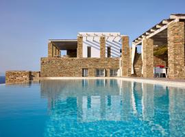 Villa Litharia, enchanting location and view, Hotel in Ioulis