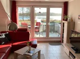 Ferienwohnung Inselblick am Krakower See,incl Boot,Kanu,4Räder